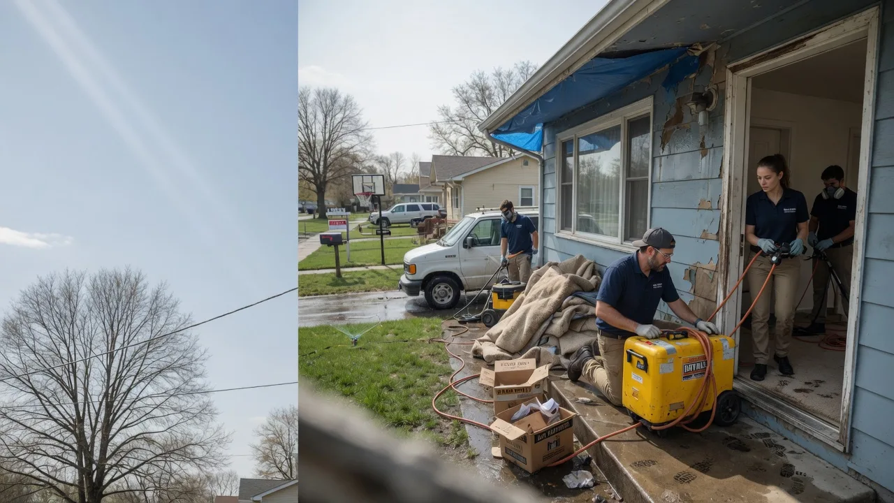 Basement Flood Cleanup in Gladewater, TX near me